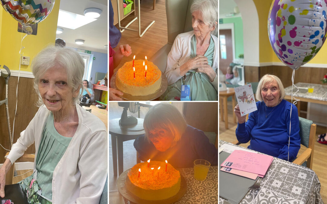Happy birthday Cherry and Betty at Sonya Lodge Residential Care Home