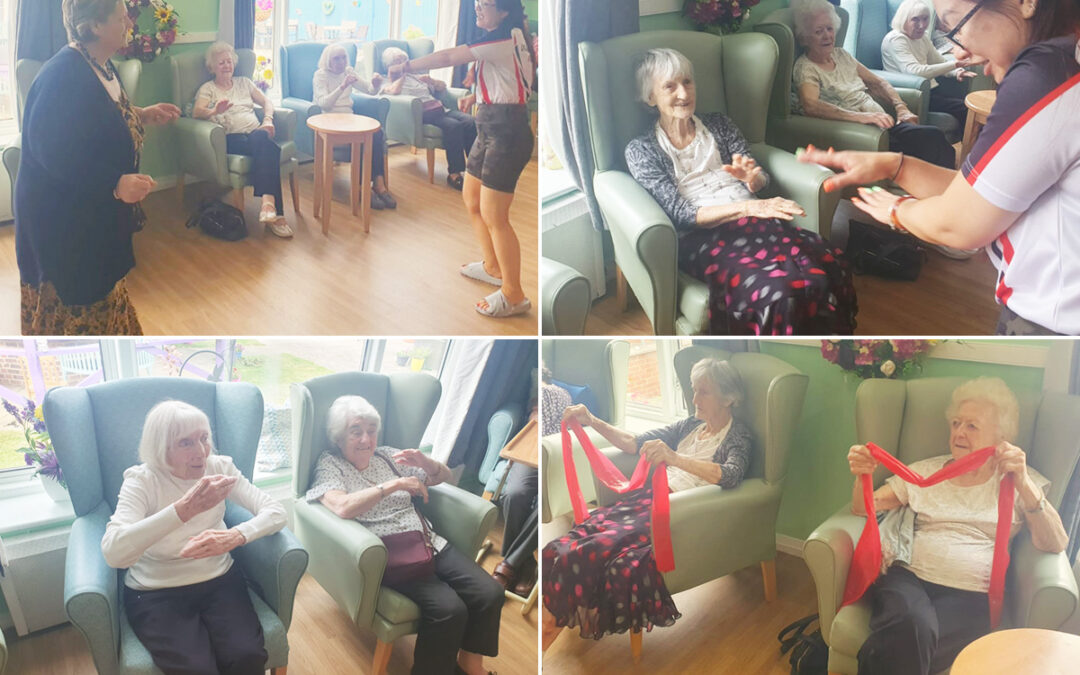 Chair fitness at Sonya Lodge Residential Care Home