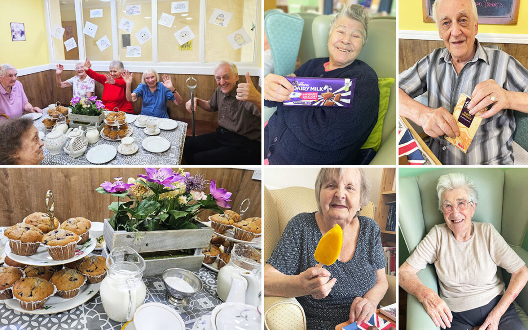 Celebrating sweet treats at Sonya Lodge Residential Care Home