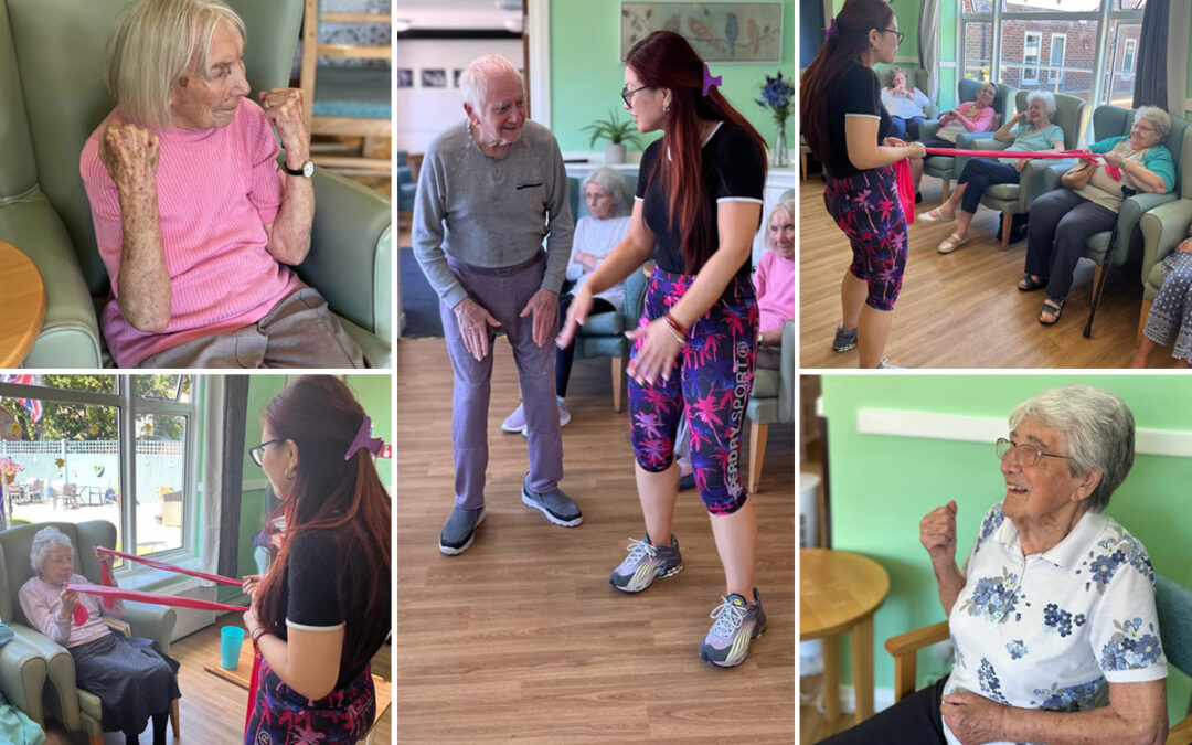 Keeping active at Sonya Lodge Residential Care Home
