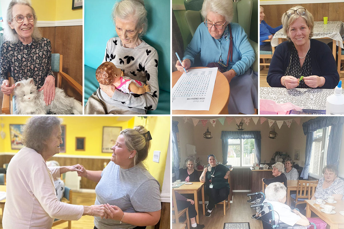 Sonya Lodge Residential Care Home residents enjoying meaningful pastimes