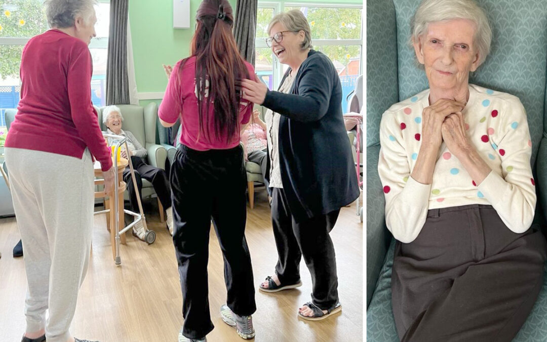 Fun with Chair Fitness at Sonya Lodge Residential Care Home