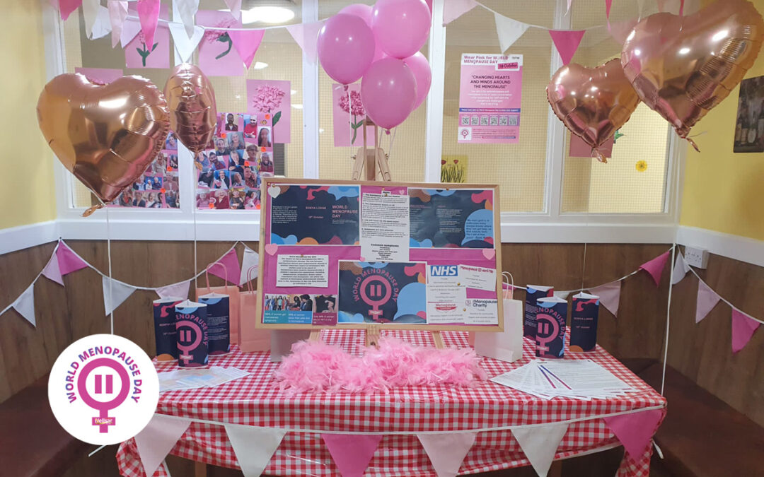 Celebrating World Menopause and Wear It Pink Day at Sonya Lodge Residential Care Home