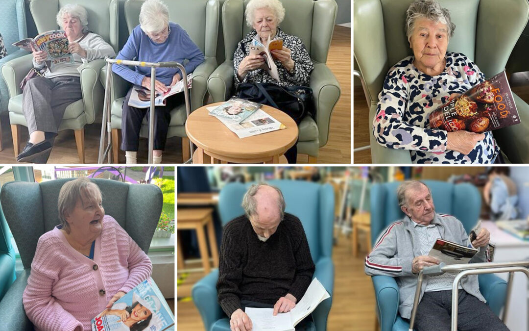 Magazine Club at Sonya Lodge Residential Care Home