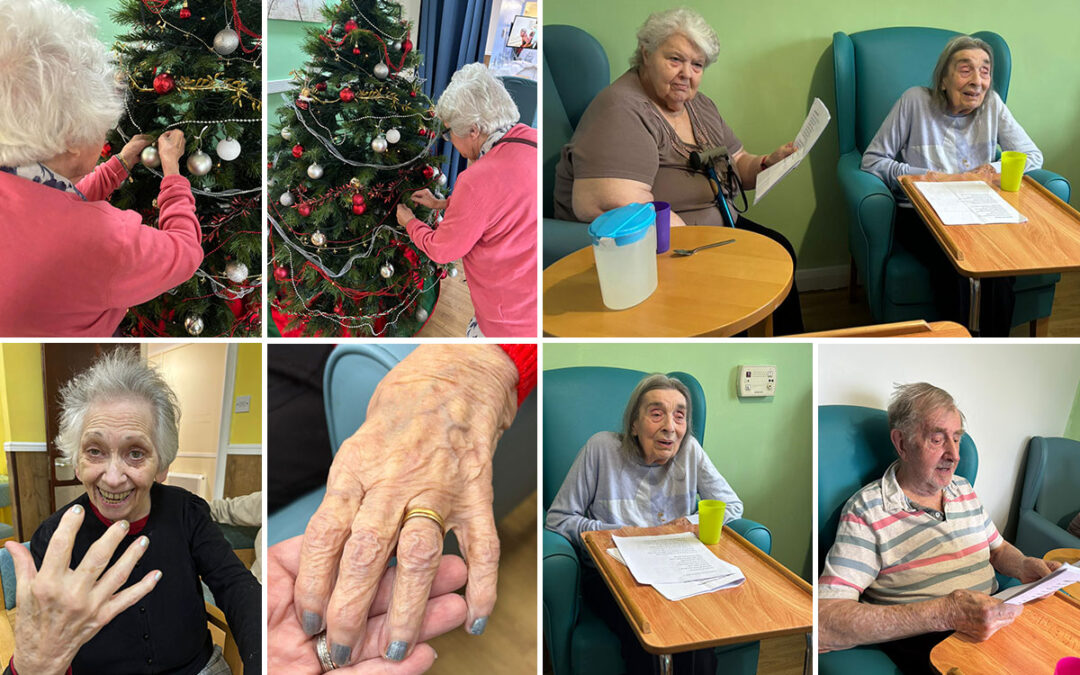 Sonya Lodge Residential Care Home residents get ready for Christmas