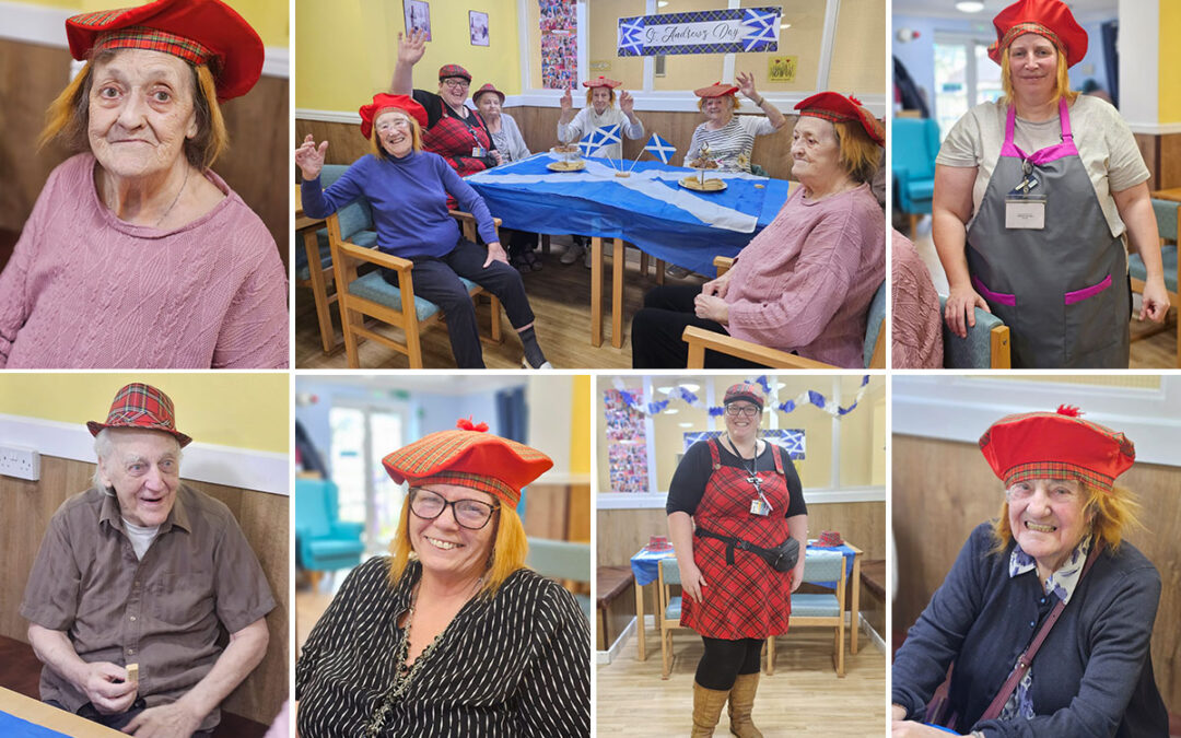 St Andrews Day celebrations at Sonya Lodge Residential Care Home