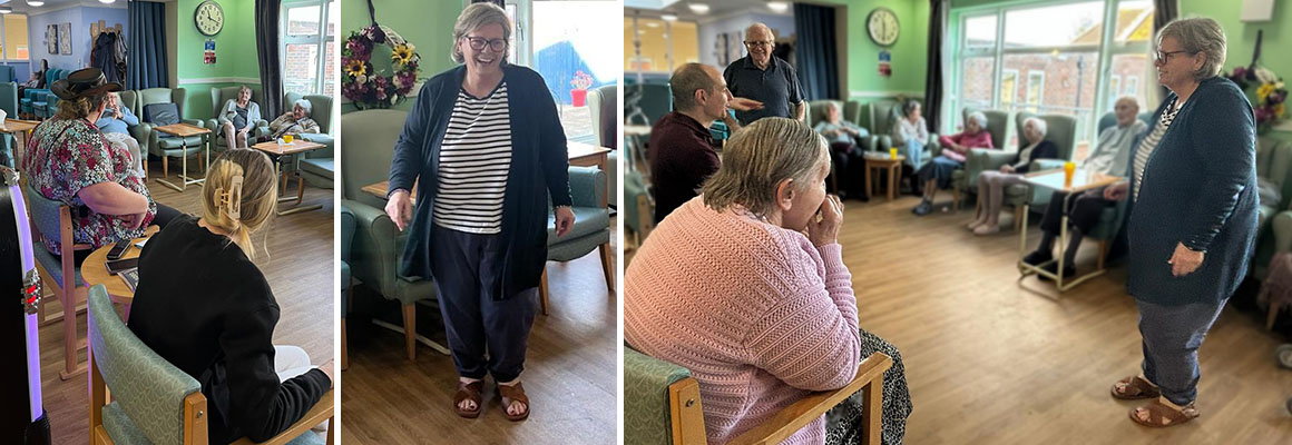 Fitness fun at Sonya Lodge Residential Care Home