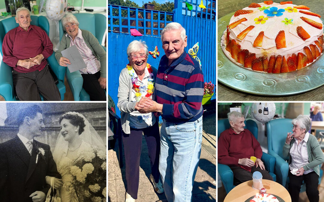Wedding anniversary celebrations at Sonya Lodge Residential Care Home