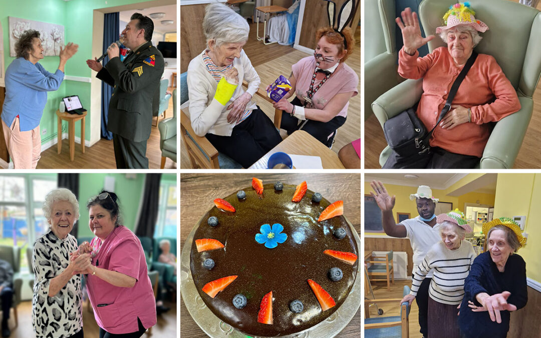 Sonya Lodge Residential Care Home residents celebrate the Easter weekend