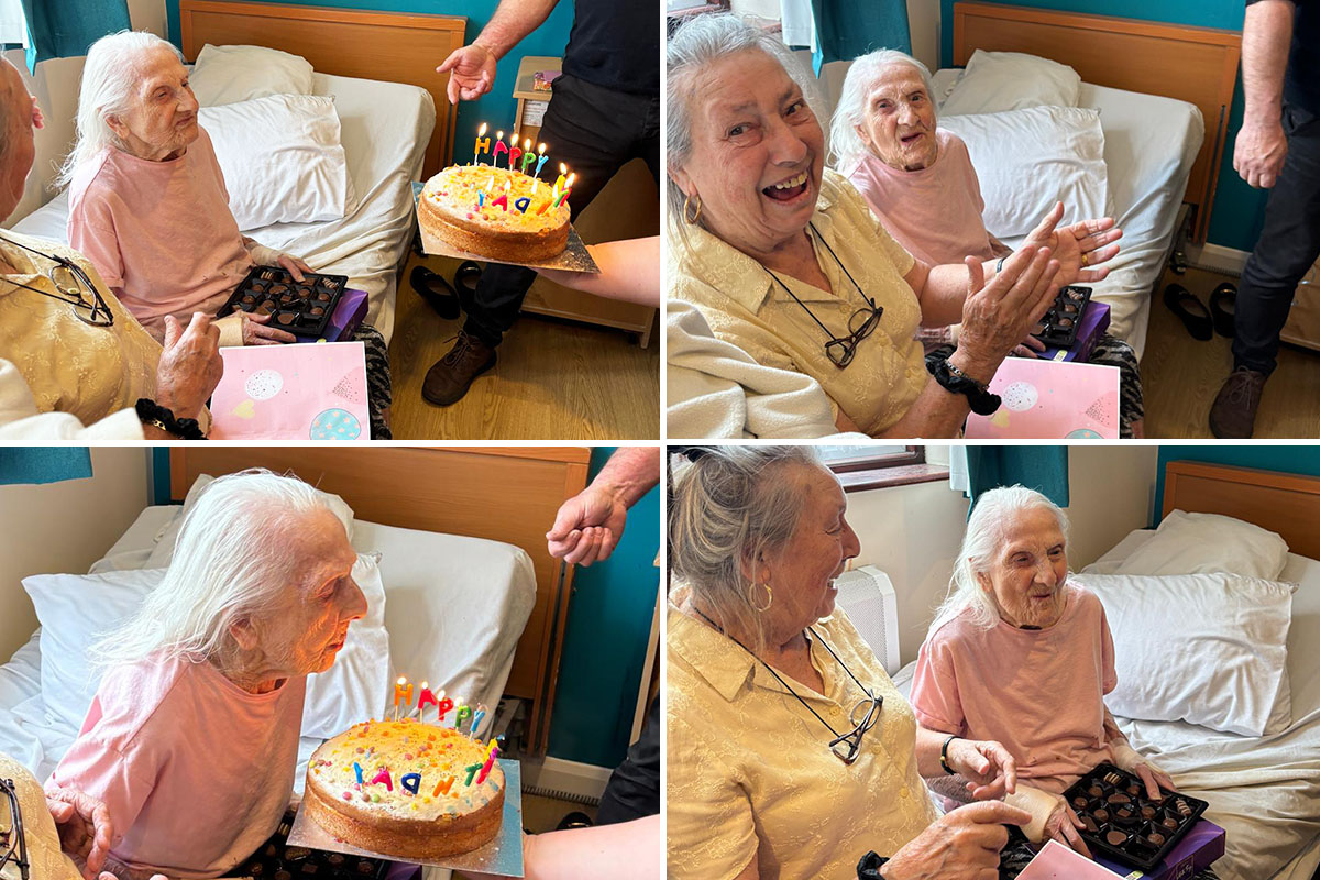 Birthday wishes for Ellen at Sonya Lodge Residential Care Home
