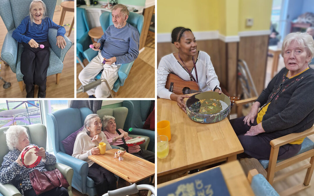 Friday Music Therapy at Sonya Lodge Residential Care Home