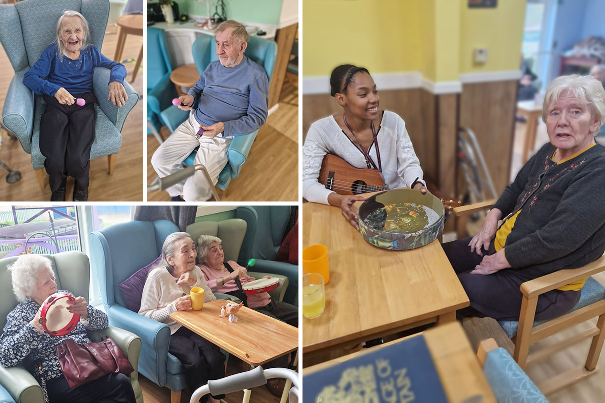 Friday Music Therapy at Sonya Lodge Residential Care Home