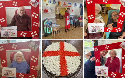 Celebrating St George at Sonya Lodge Residential Care Home