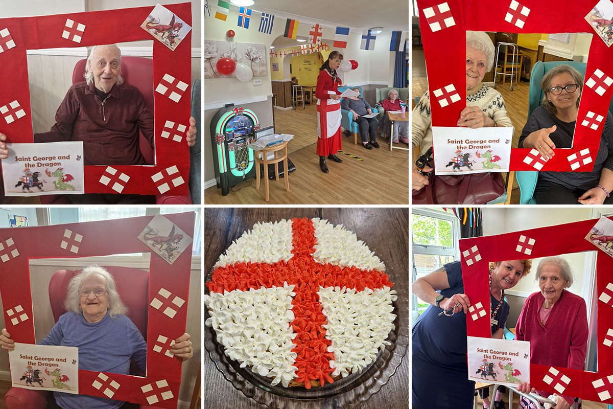 Celebrating St George at Sonya Lodge Residential Care Home