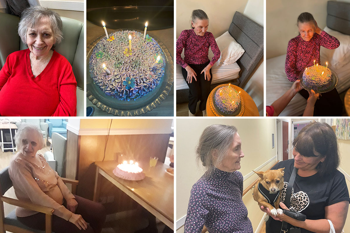 Happy birthday to Maggie and Joan at Sonya Lodge Residential Care Home