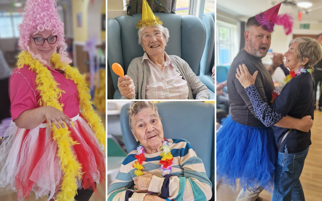 Carnival Day party time at Sonya Lodge Residential Care Home