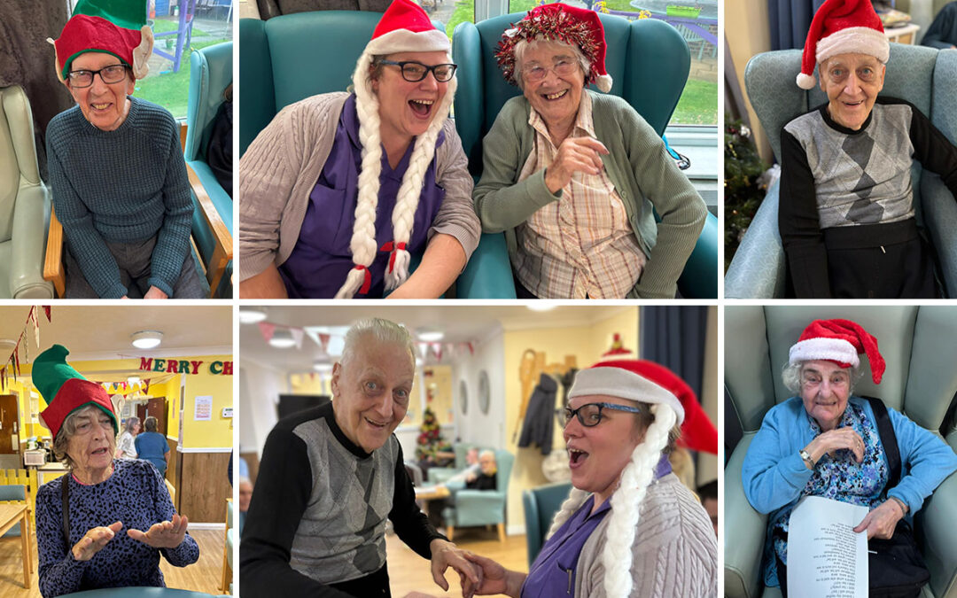 Festive Choir practice at Sonya Lodge Residential Care Home