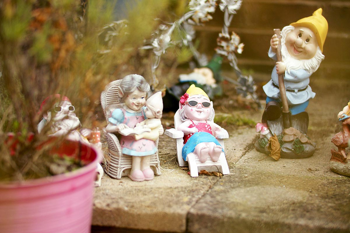 The back garden at Sonya Lodge Residential Care Home