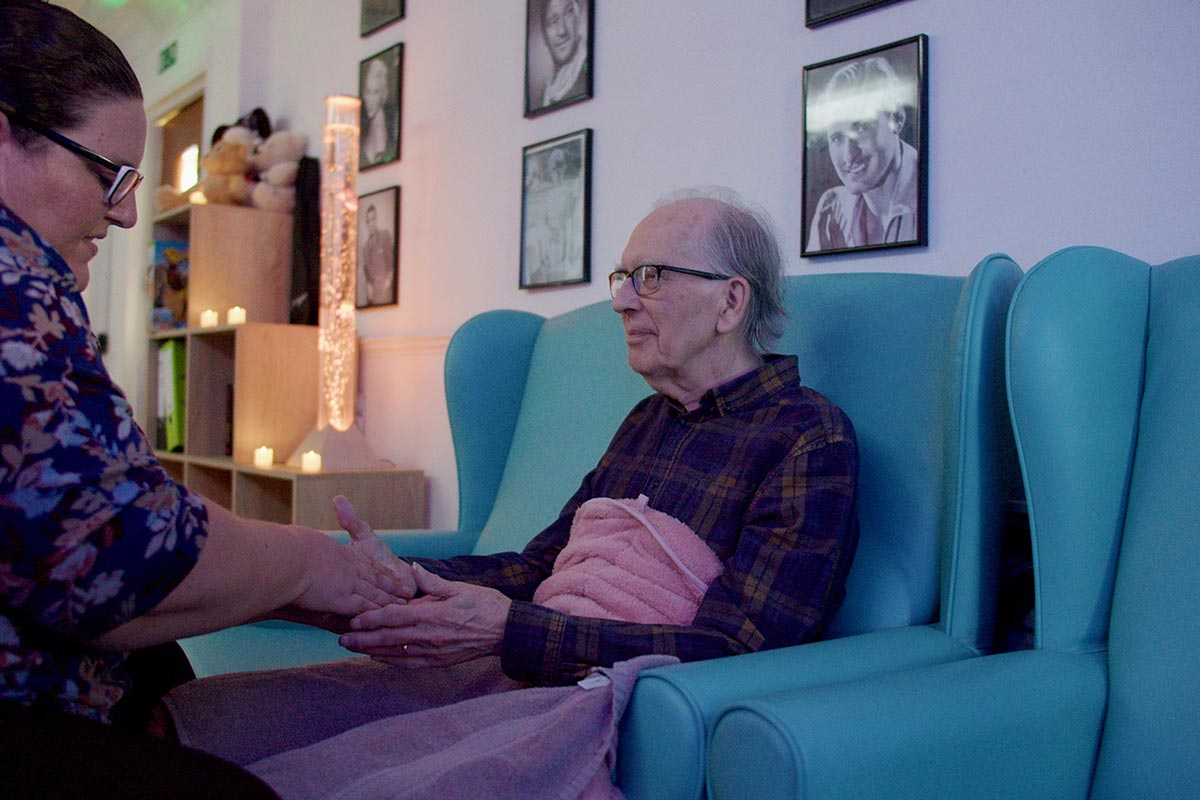 Relaxing Namaste Care at Sonya Lodge Residential Care Home