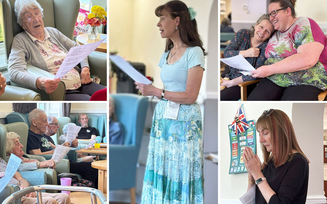 Jean visits Sonya Lodge Residential Care Home residents for praise and worship