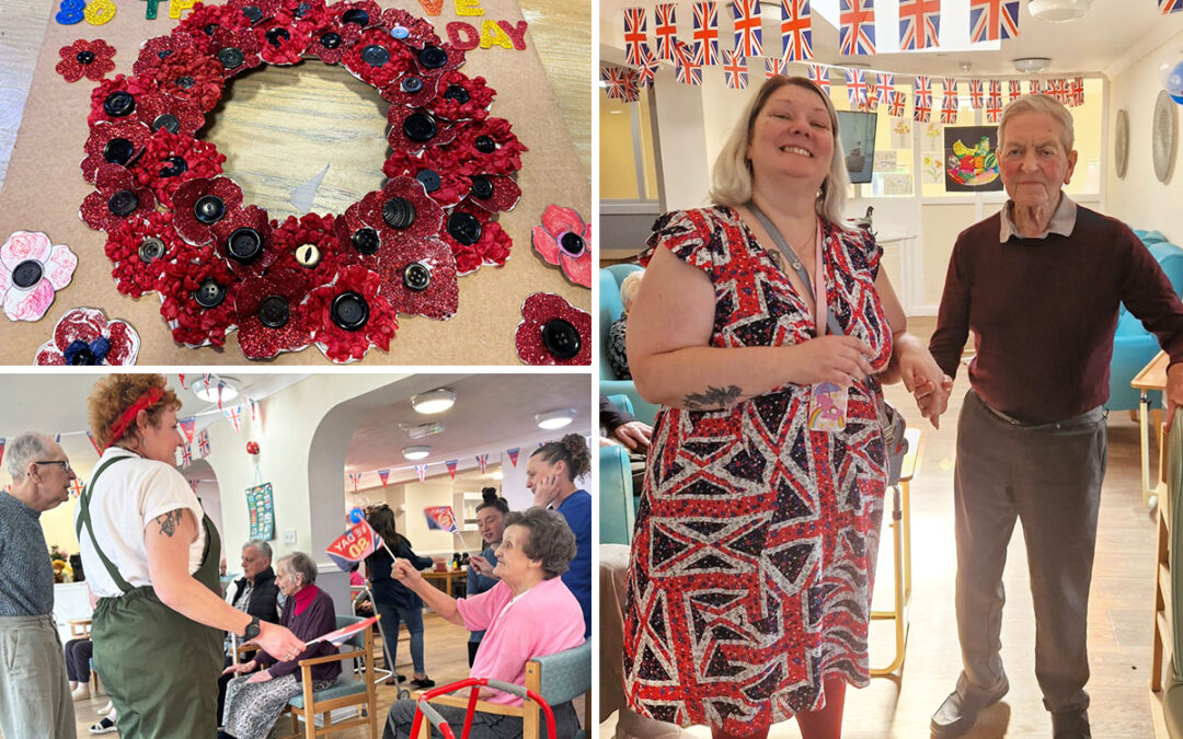 Celebrating VE Day 80th anniversary at Sonya Lodge Residential Care Home