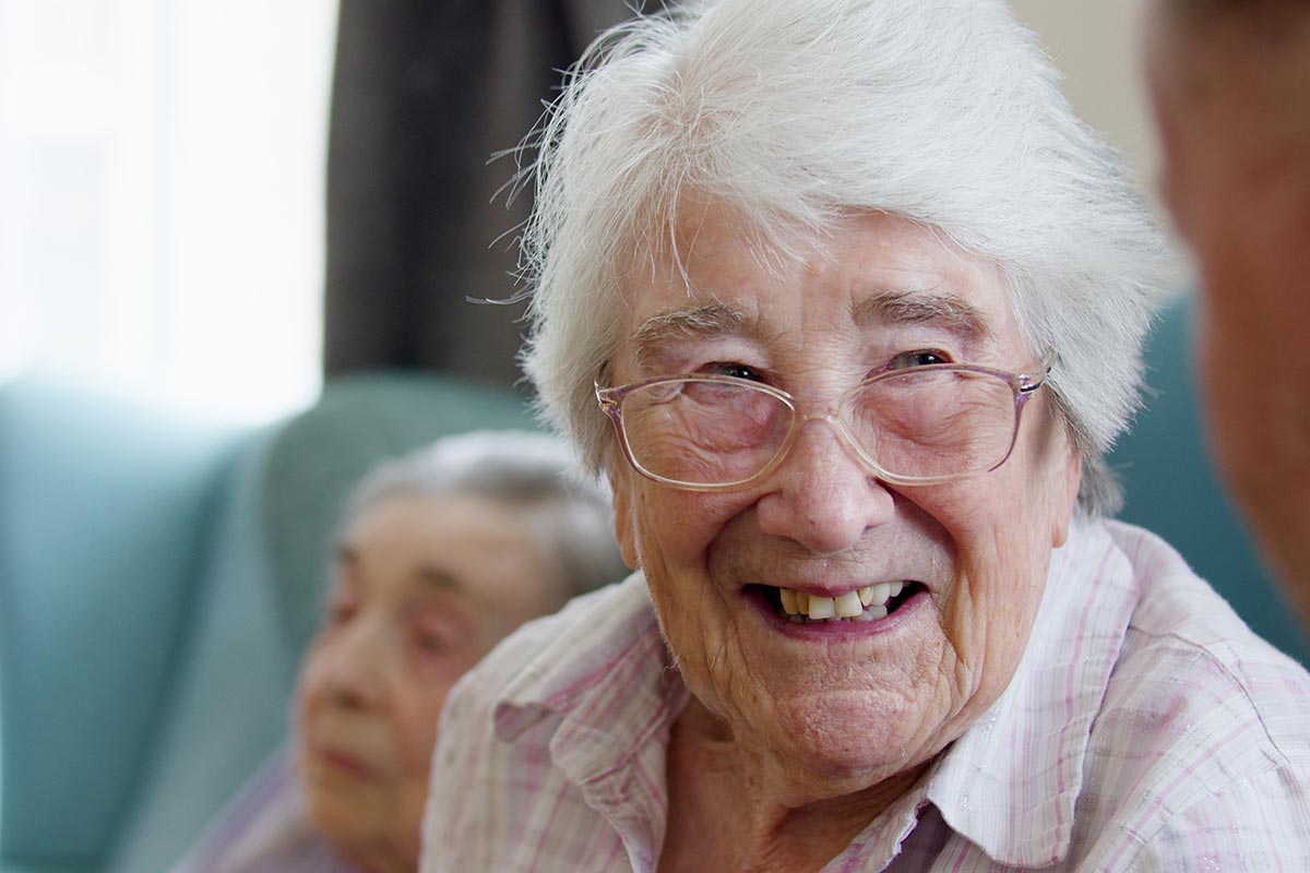 One of our team members with a resident at Sonya Lodge Residential Care Home