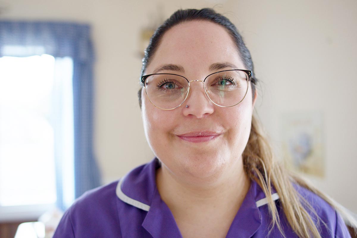 One of our team members at Sonya Lodge Residential Care Home