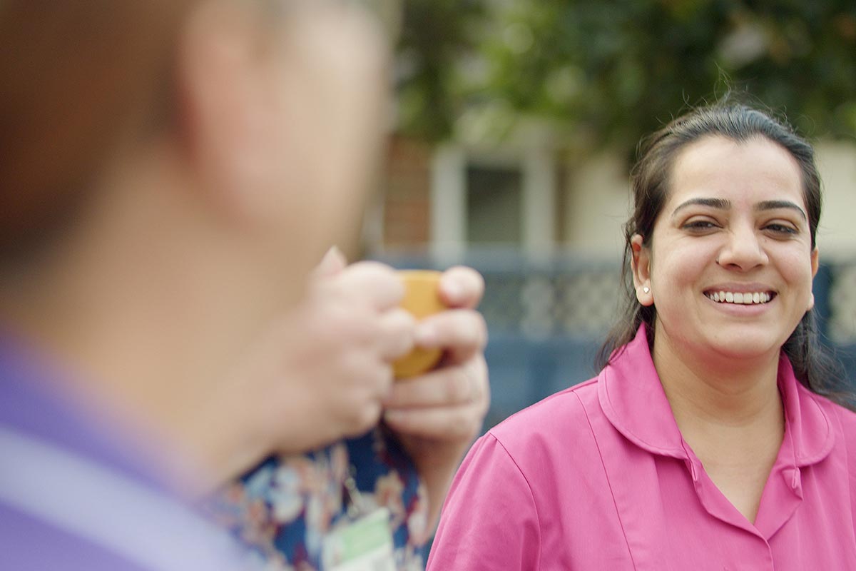 One of our team members at Sonya Lodge Residential Care Home