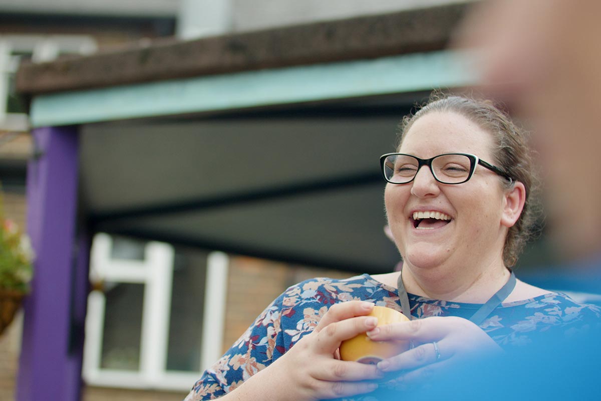 One of our team members at Sonya Lodge Residential Care Home