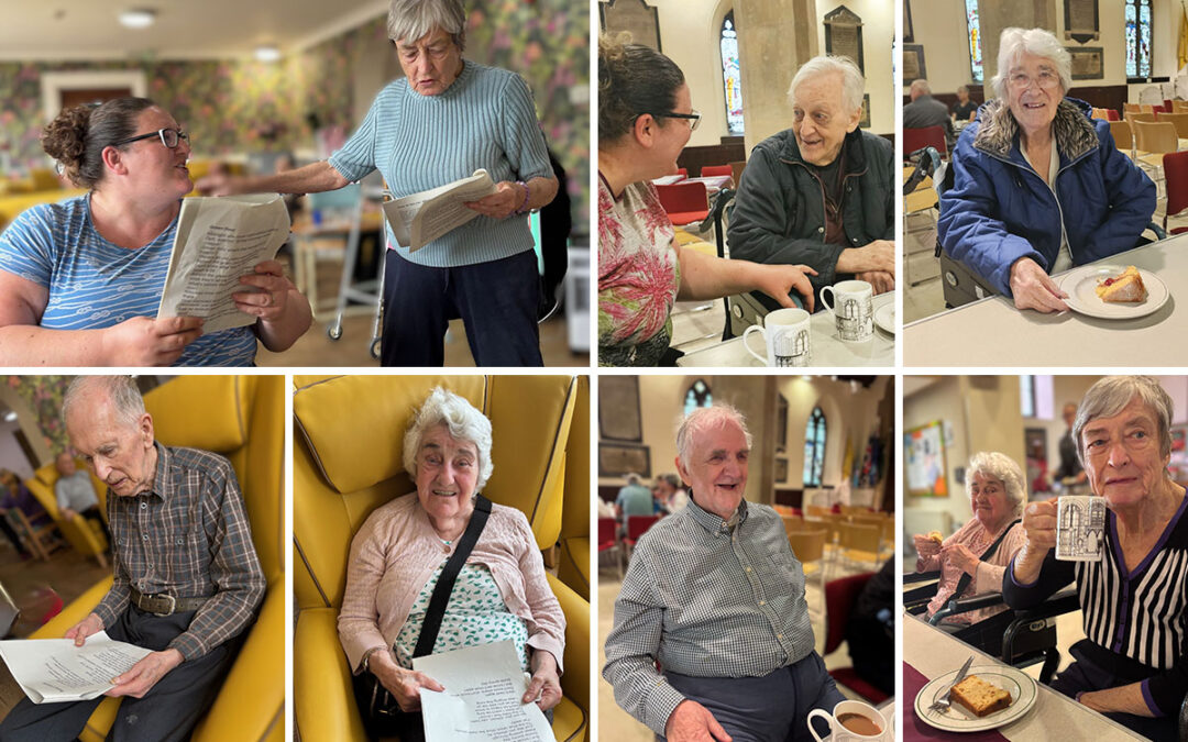 Sonya Lodge Residential Care Home residents share Sunday songs and community coffee mornings
