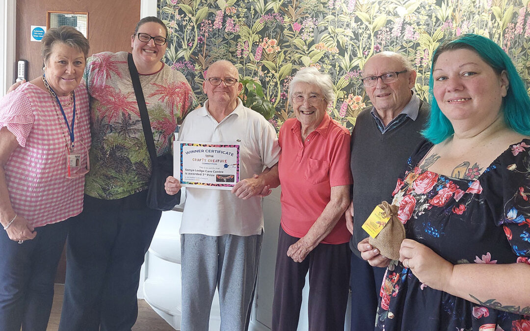 Certificate presentation and reminiscing moments at Sonya Lodge Residential Care Home