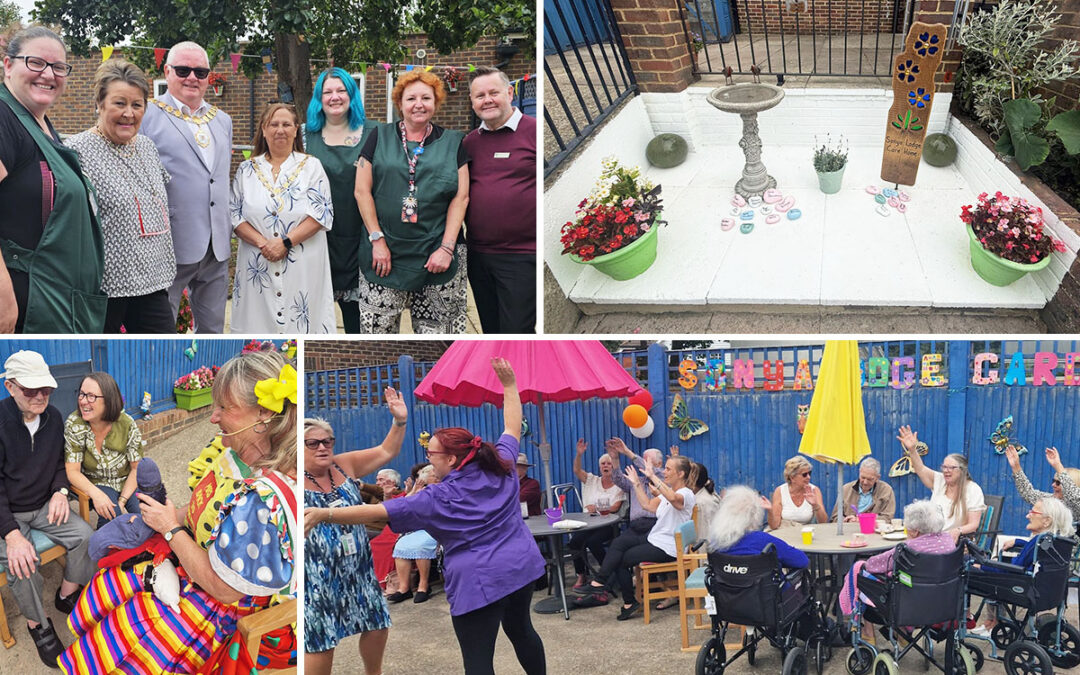 Memorial garden celebrated at Sonya Lodge Residential Care Home’s summer garden party