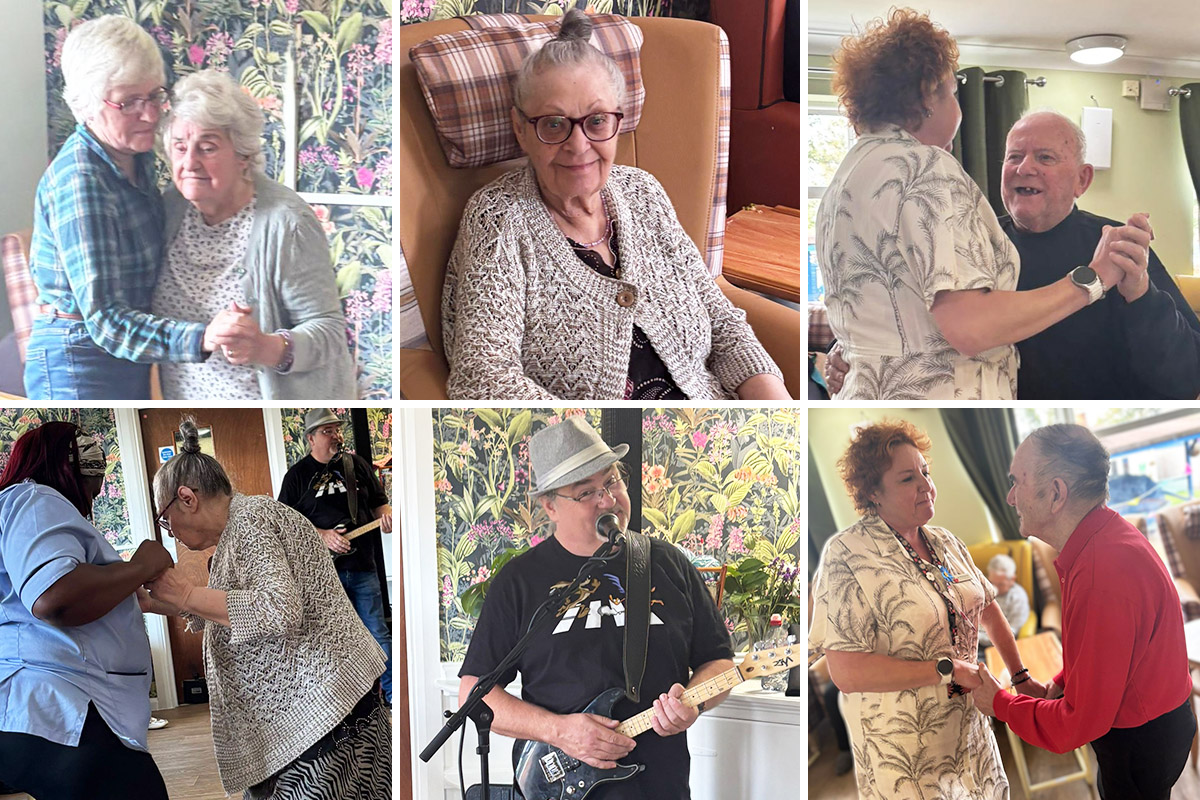 Rob T brings the dance floor to life at Sonya Lodge Residential Care Home
