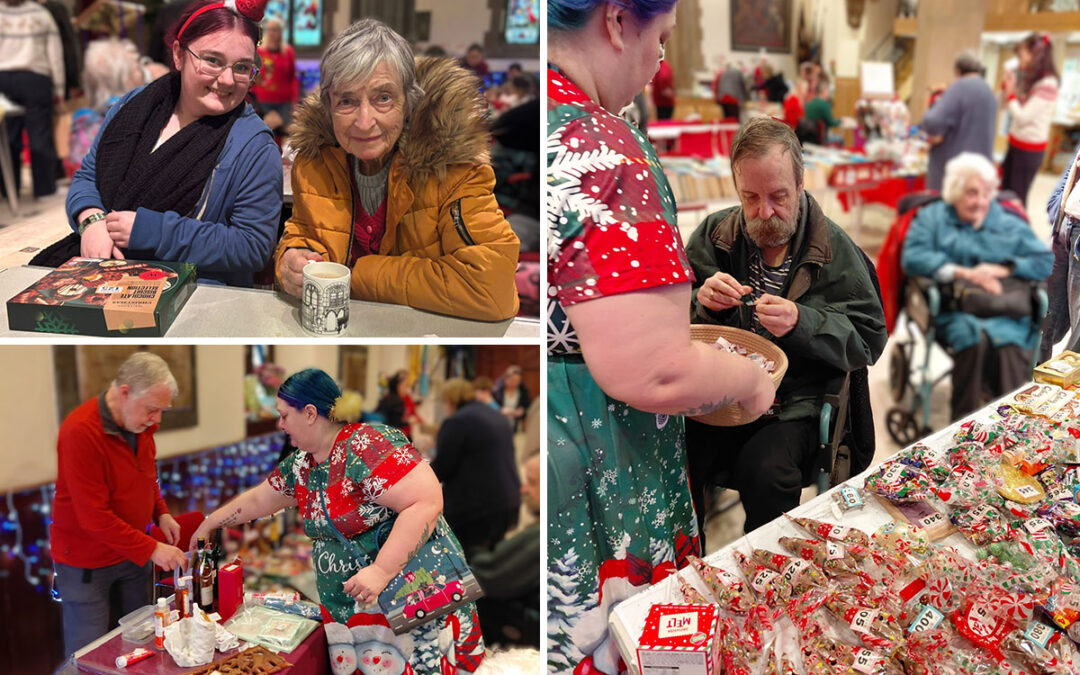 Sonya Lodge Residential Care Home residents enjoy festive fun at St Michael’s Christmas Fair