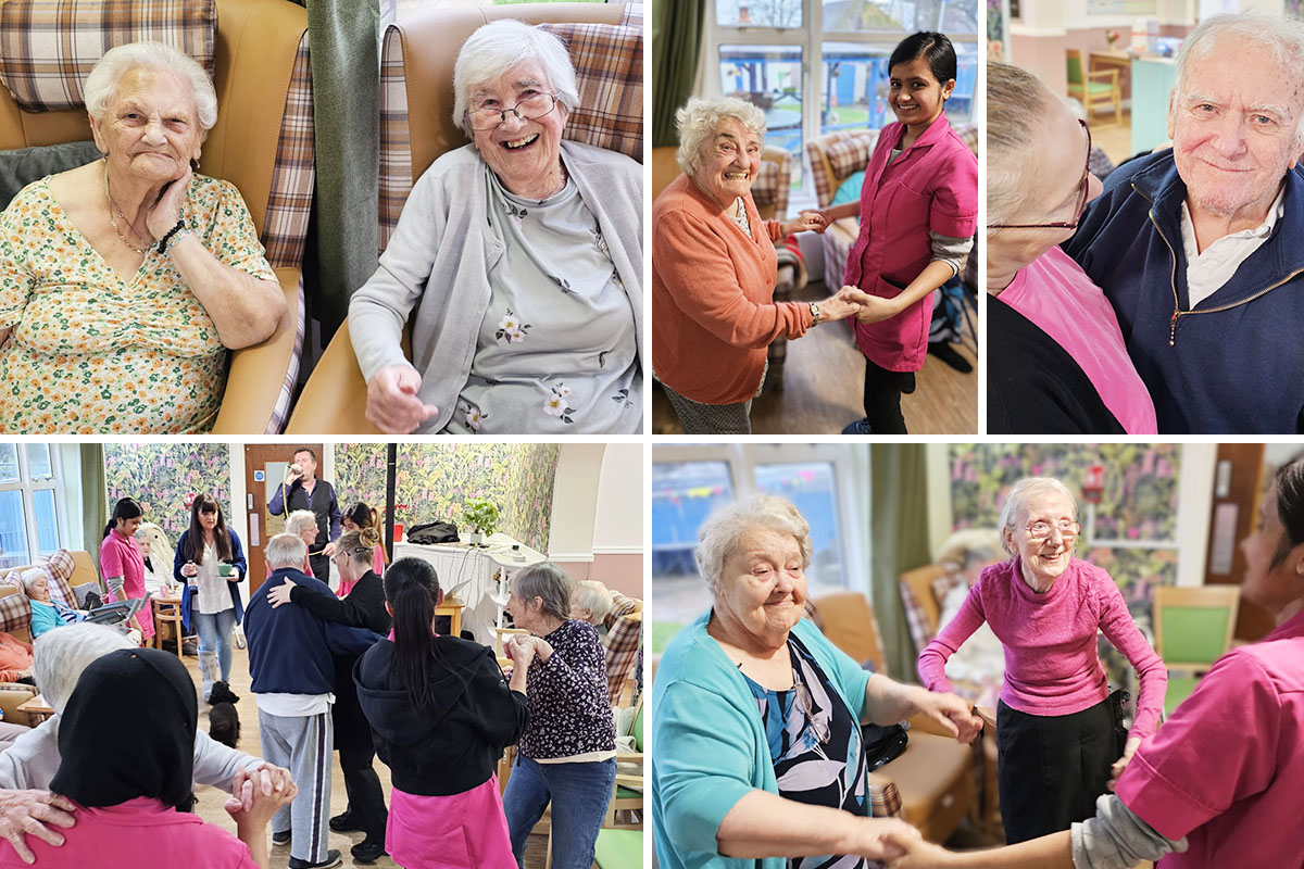 Sonya Lodge Residential Care Home residents enjoy a party for Elvis’s birthday