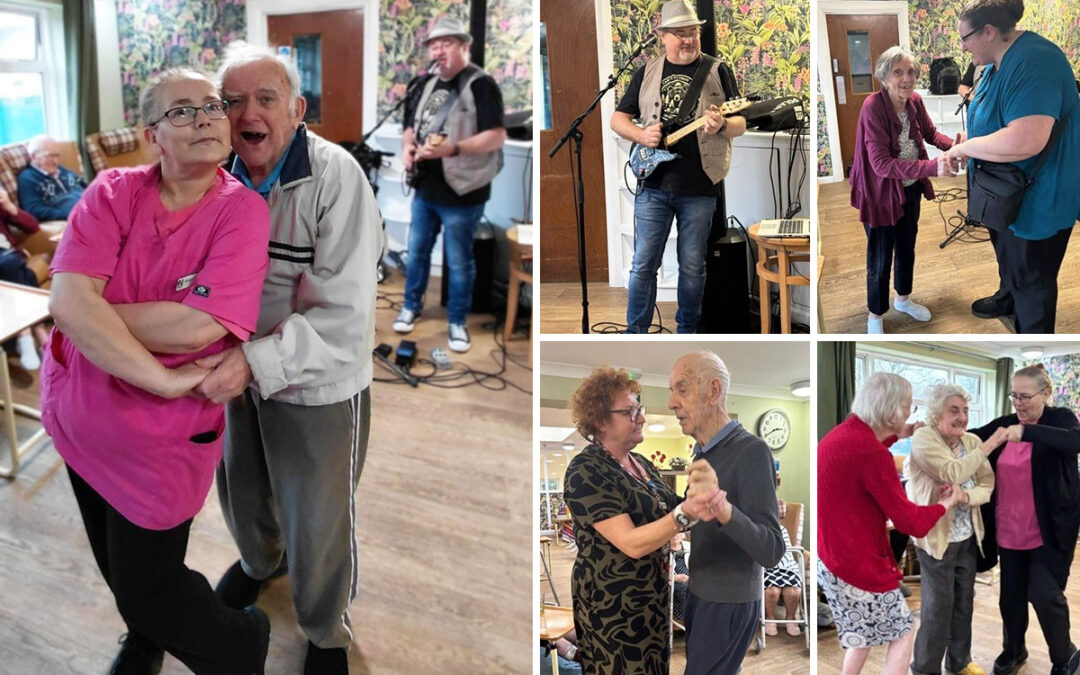 Sonya Lodge Residential Care Home residents dance the afternoon away with Rob T