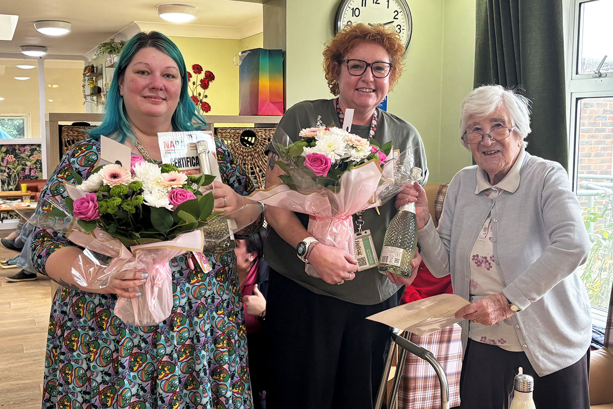 Thanking our Recreation and Well-being Team at Sonya Lodge Residential Care Home